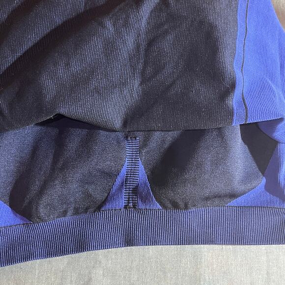 Derek Lam 10C X Athleta Tank Top Womens Medium Blue Colorblock Rib Knit Training - Picture 3 of 8